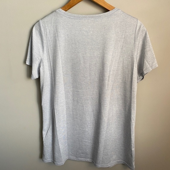 Nike Dry-Fit Women's Athletic Bluish-Gray Active Tee Size Large - Picture 4 of 9